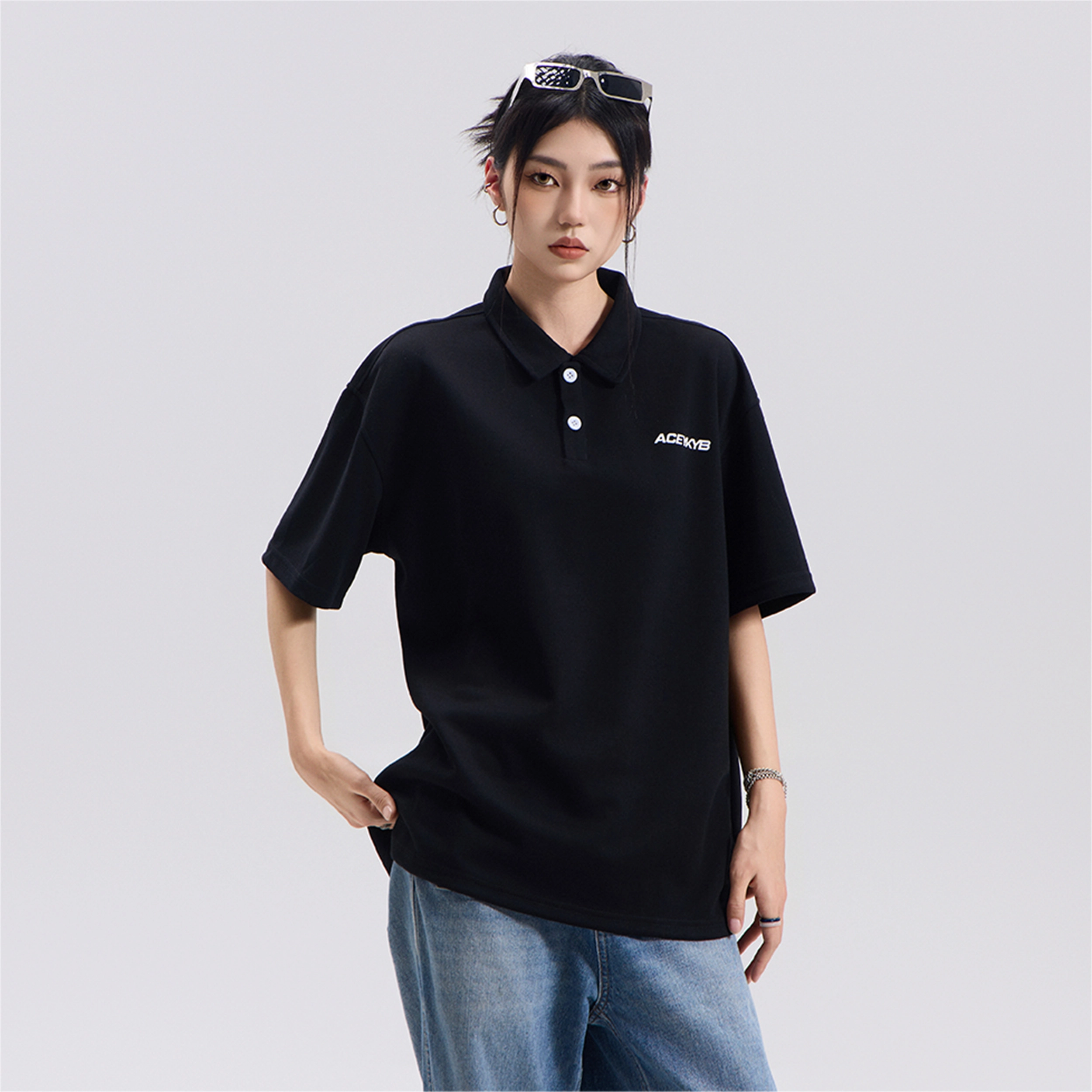 YKYB CleanfitLOGOPolo