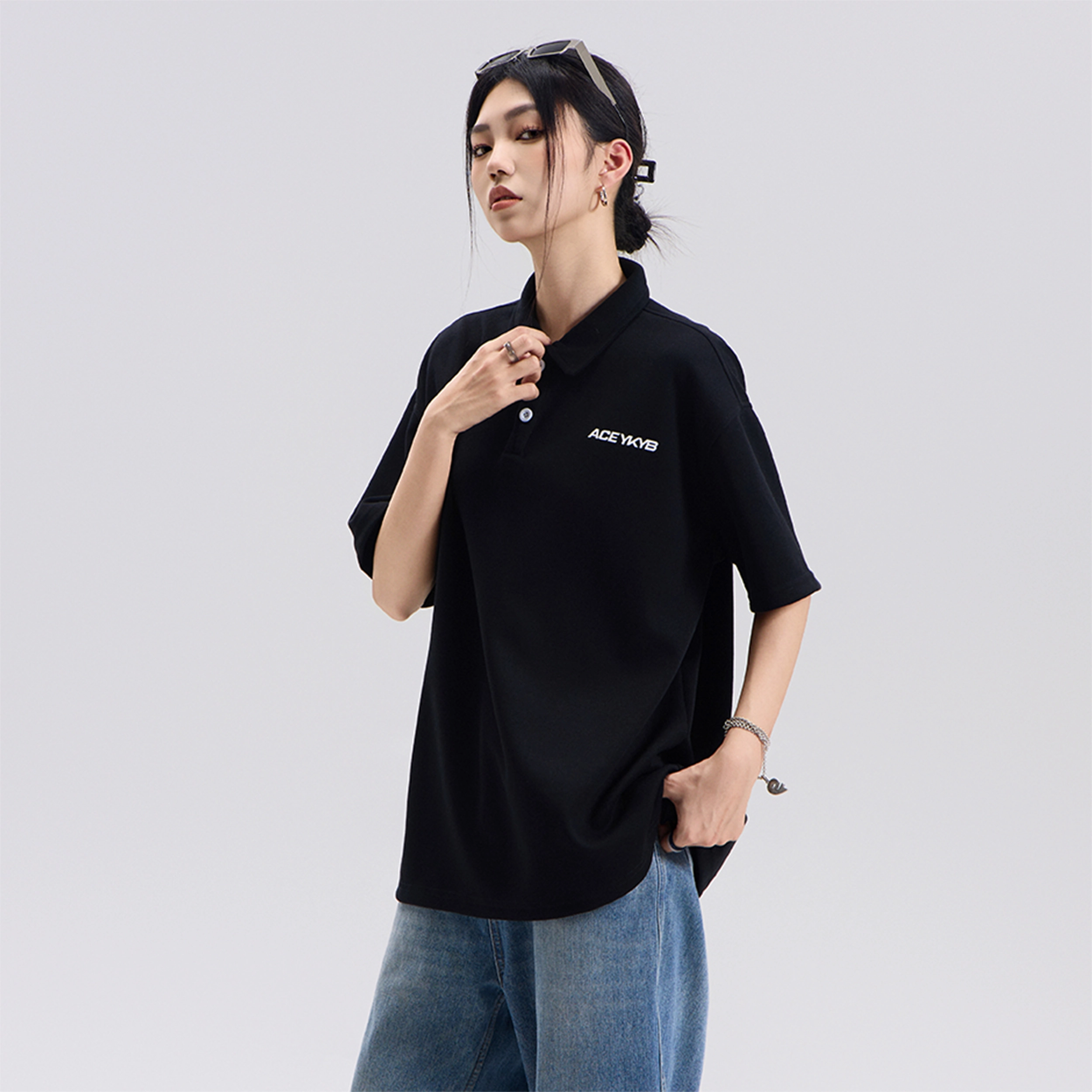 YKYB CleanfitLOGOPolo