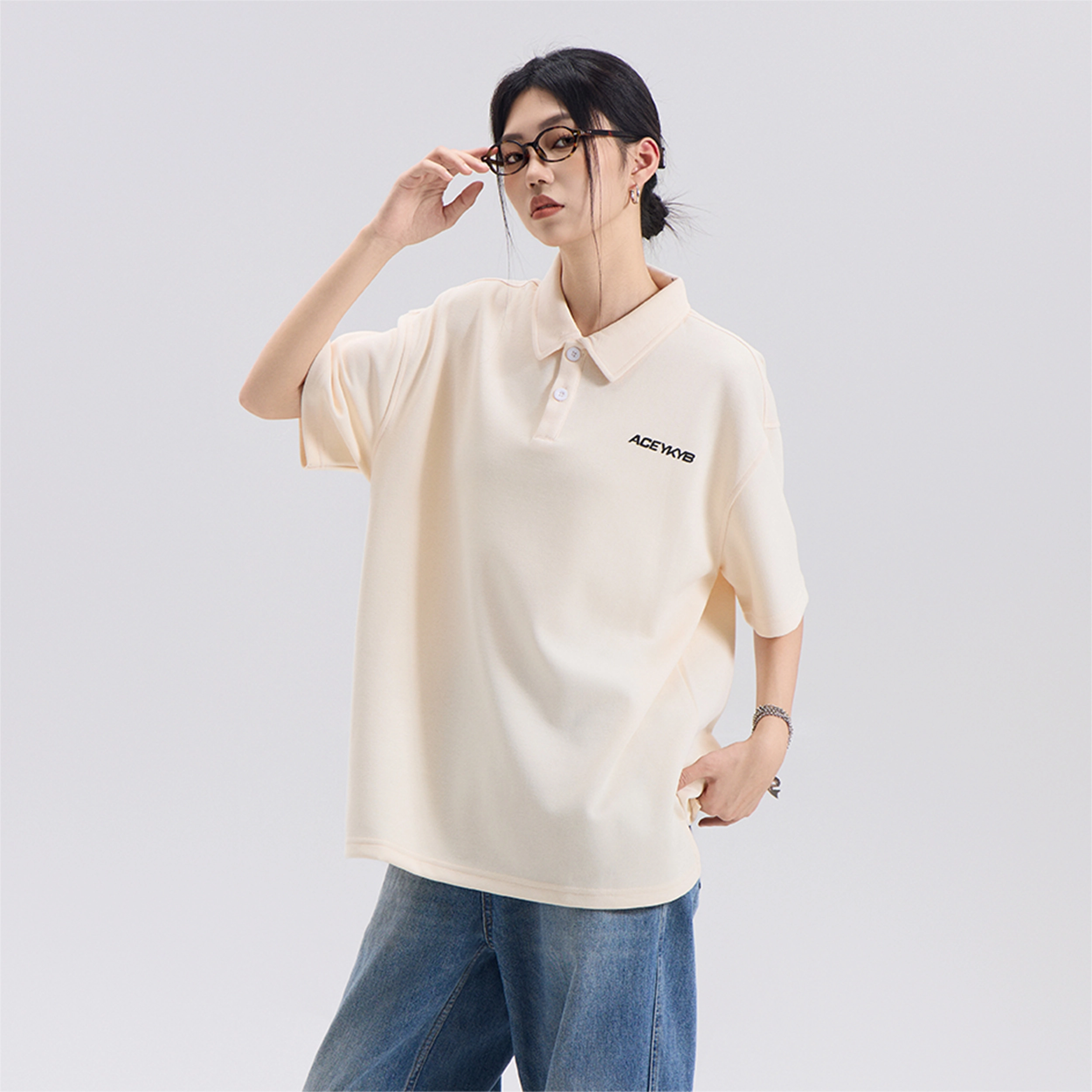 YKYB CleanfitLOGOPolo