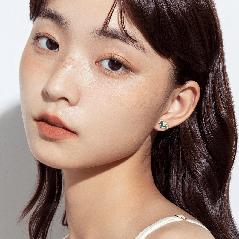 歌澜 独角兽 轻奢 小众 高级感设计 耳钉 女款