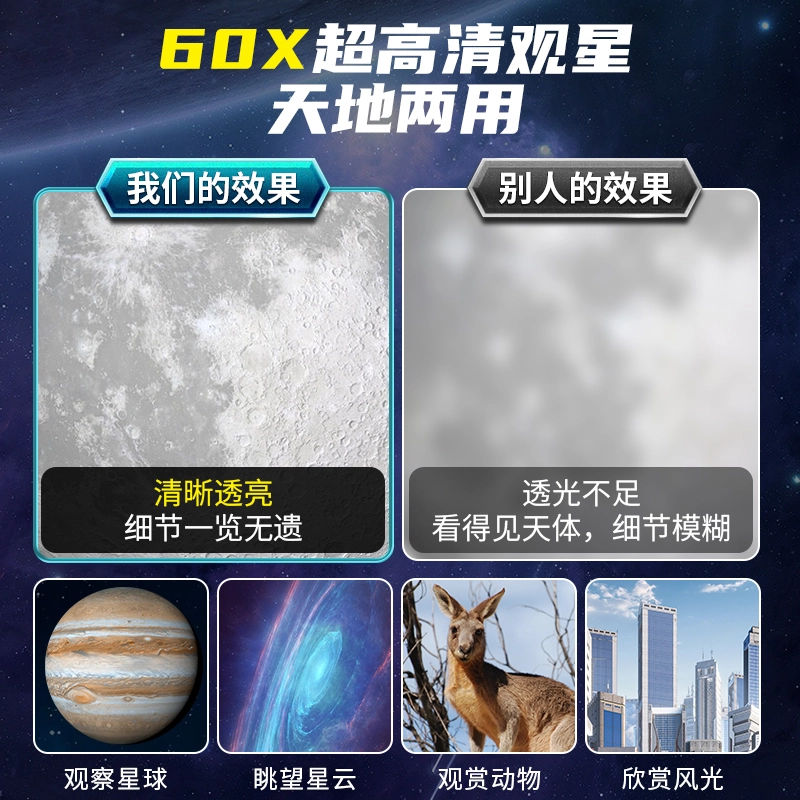 贝杰斯 天文望远镜 专业观星高倍高清 户外可夜视 玩具