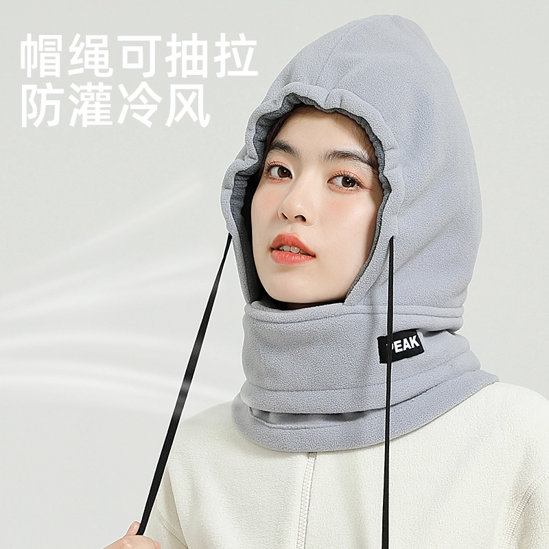匹克 骑行户外加厚防寒防风帽子手套套装 涤纶 保暖帽 男女同款情侣款