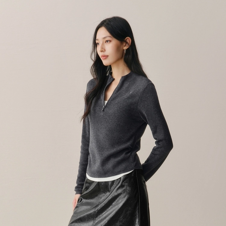 太平鸟 秋冬假两件显瘦打底百搭时尚休闲简约针织衫 女款
