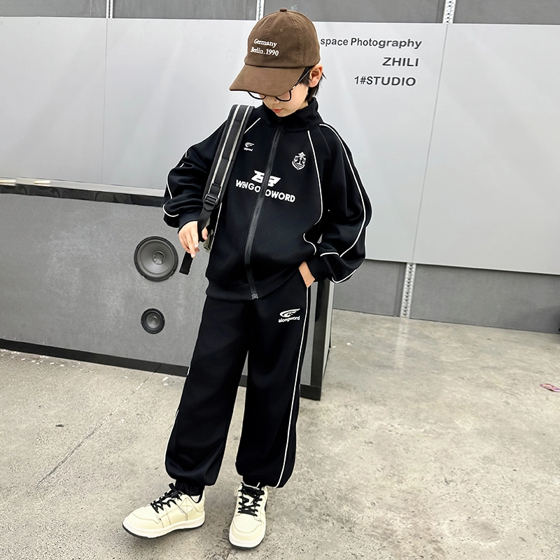 棉基因休闲运动套装 舒适亲肤时尚洋气 图片色 儿童款