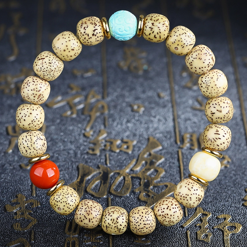 妍韵珠宝 国风文玩盘玩念珠小众设计 星月菩提 手串 男女同款情侣款