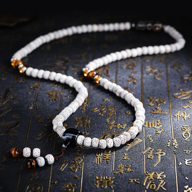 妍韵珠宝 国潮文玩佛珠念珠 九眼天珠 星月菩提 菩提类手串 男女同款情侣款