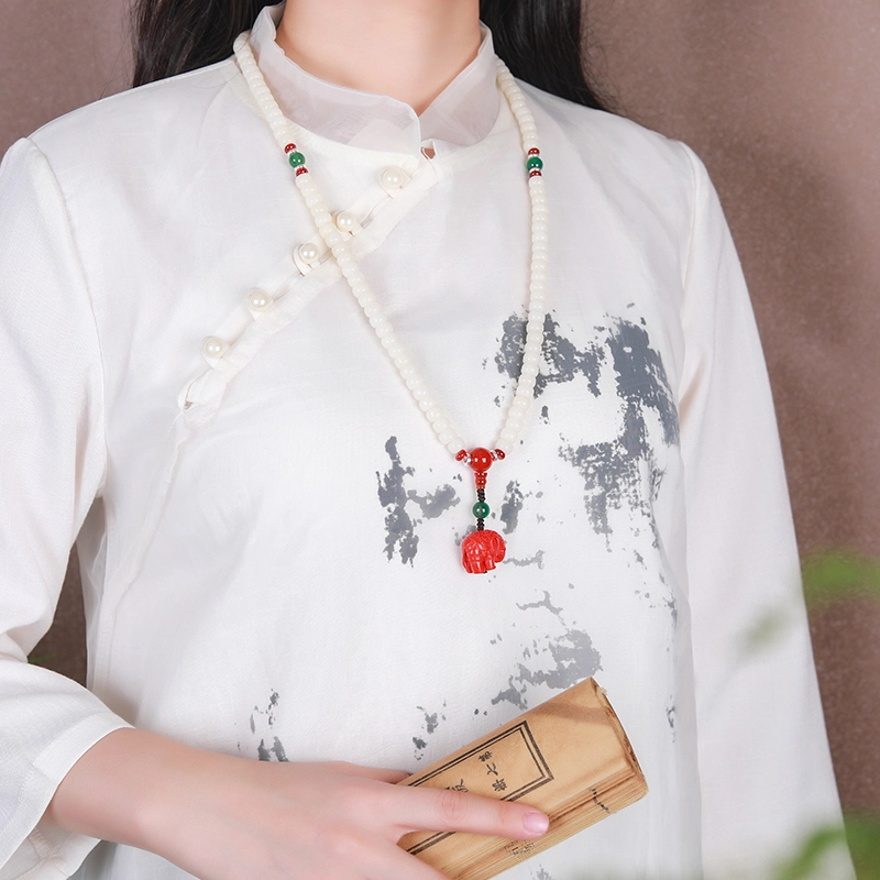 妍韵珠宝 高级感 白玉菩提 菩提类手串 男女同款情侣款