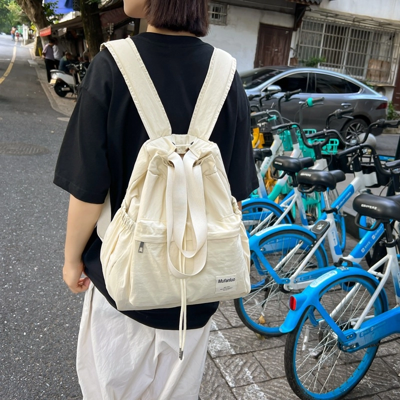 巴朗熊 小众潮流百搭 尼龙 双肩包 常规 女款 多色