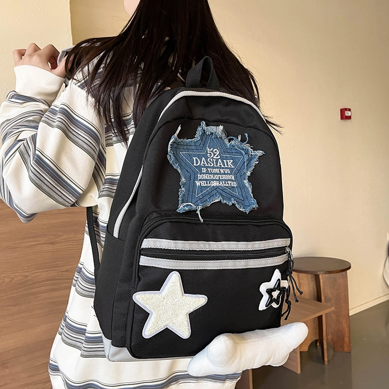 巴朗熊 日系甜美小众百搭学生背包 牛津布 双肩包 男女同款情侣款 多色