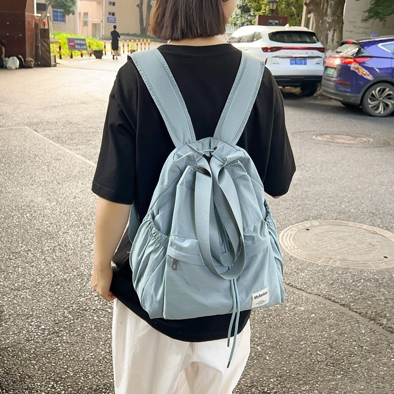 巴朗熊 小众潮流百搭 尼龙 双肩包 常规 女款 多色