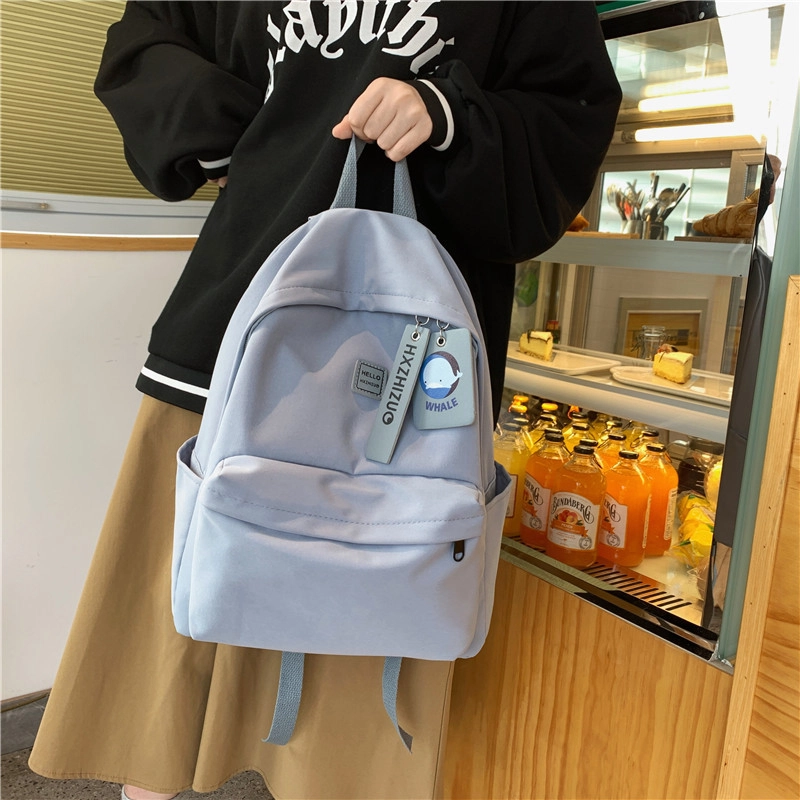 巴朗熊  书包女韩版高中生大学生校园简约小清新日系中学生双肩包