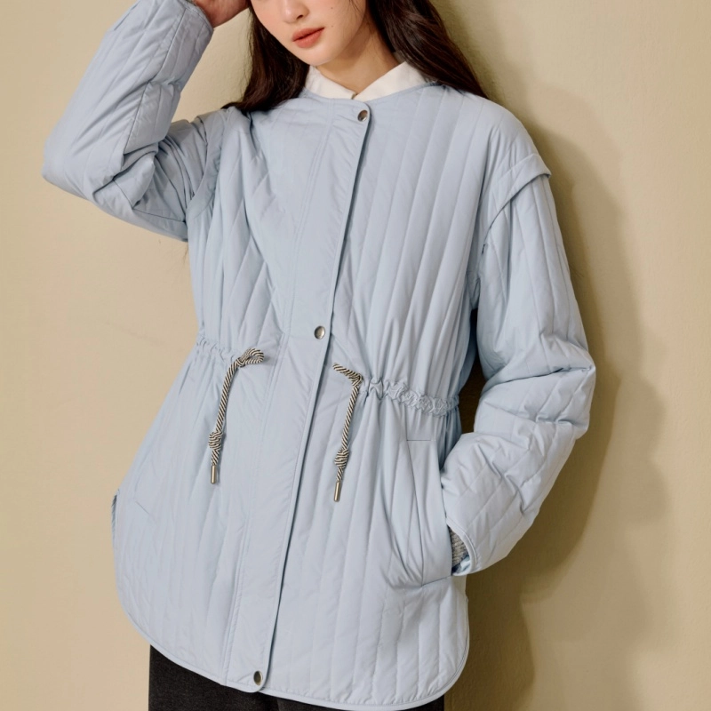茵曼 通勤简约舒适棉服 女款
