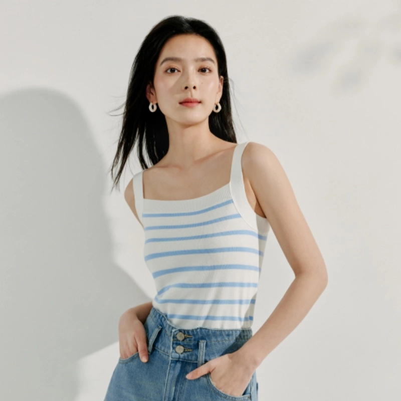 茵曼 休闲简约舒适背心 女款