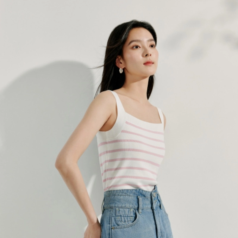茵曼 休闲简约舒适背心 女款