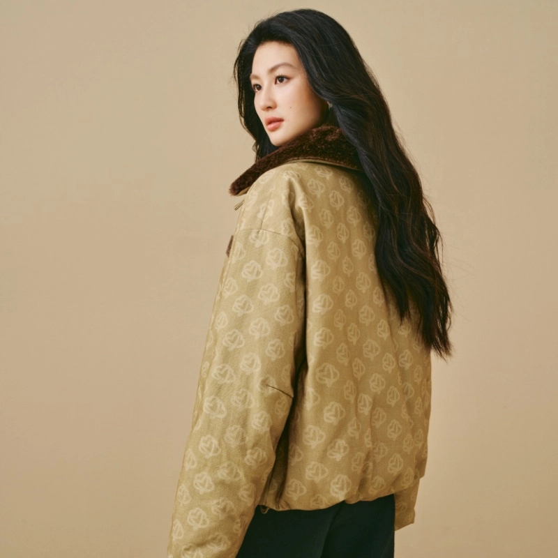 茵曼 百搭简约舒适时尚羽绒服 女款