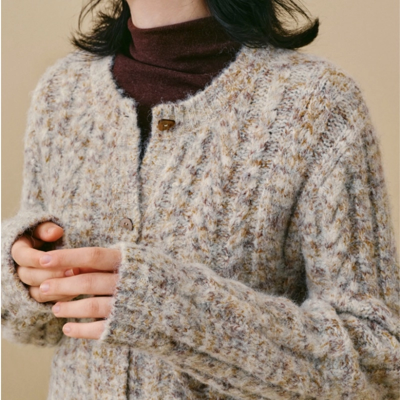 茵曼 百搭简约舒适针织衫 女款