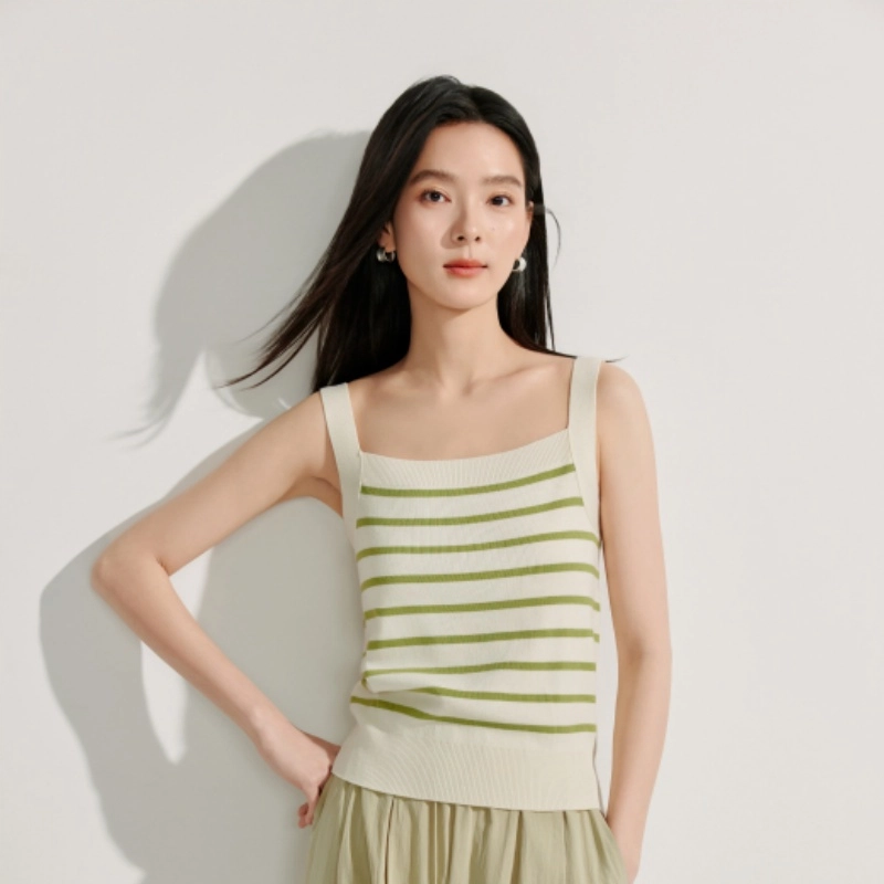 茵曼 休闲简约舒适背心 女款