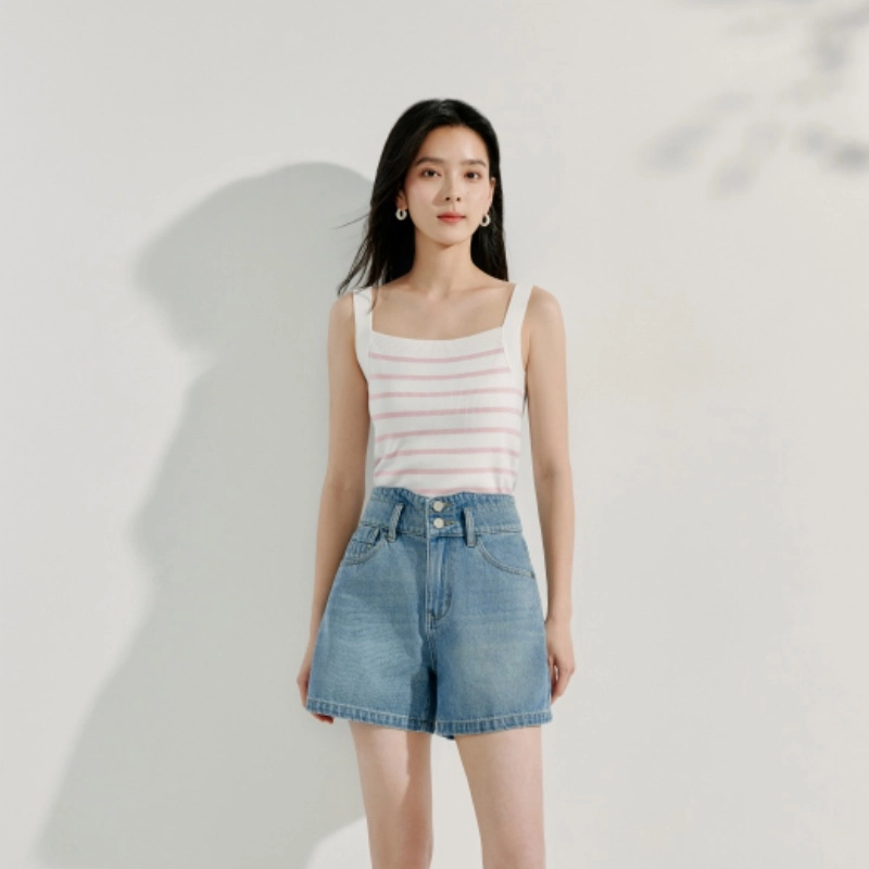 茵曼 休闲简约舒适背心 女款