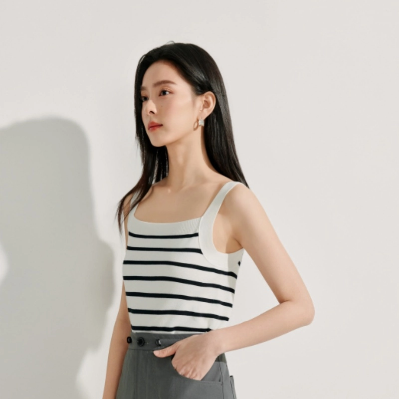 茵曼 休闲简约舒适背心 女款