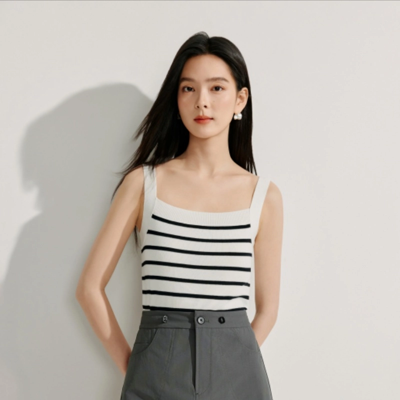 茵曼 休闲简约舒适背心 女款