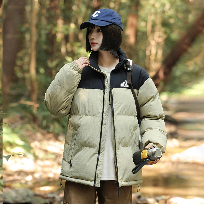 木林森 户外防风防泼水立领长袖舒适面包棉服 男女同款