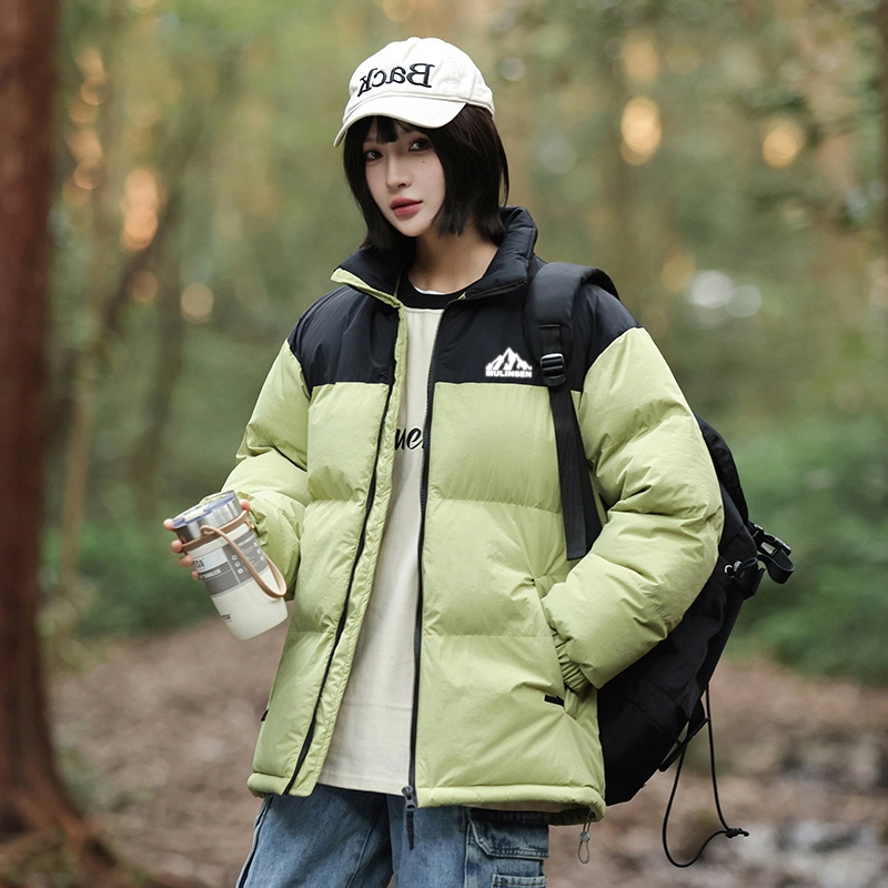 木林森 户外防风防泼水立领长袖舒适面包棉服 男女同款