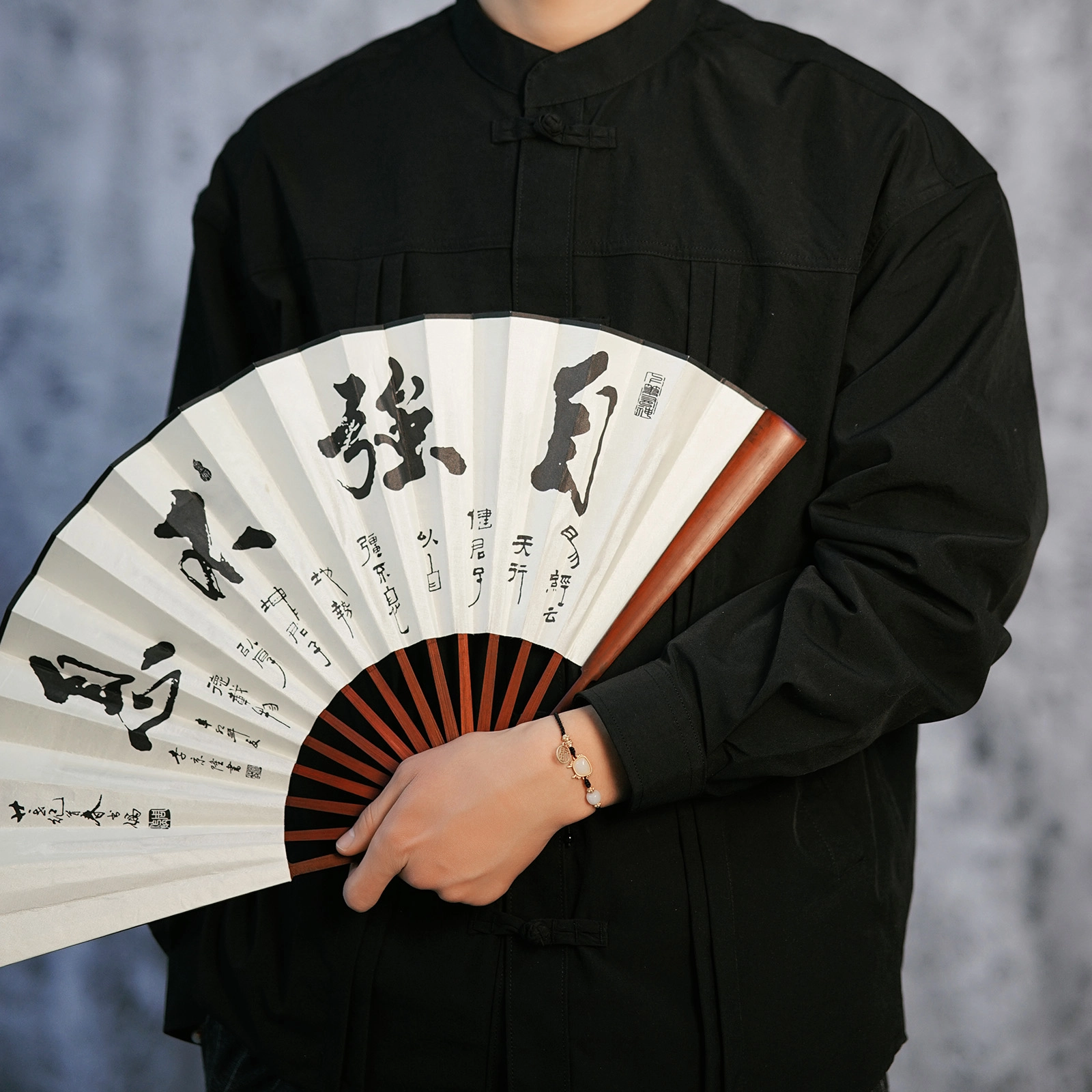 北隐 国风新中式 招财本命守护饺子龙  小众轻奢转运福牌流苏 琉璃 玉石手链 男女同款情侣款