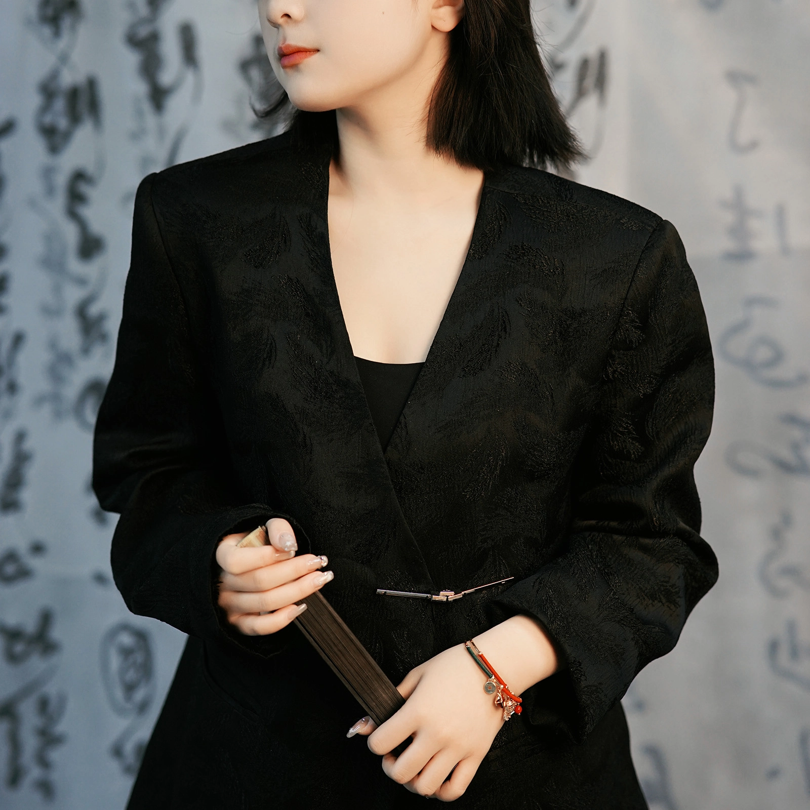 北隐 国风新中式 年年有余情人浪漫  可爱金币招财猫 铃铛 闺蜜学生复古新年红 琉璃 玉石手镯 男女同款情侣款 晚辈好运 礼盒装