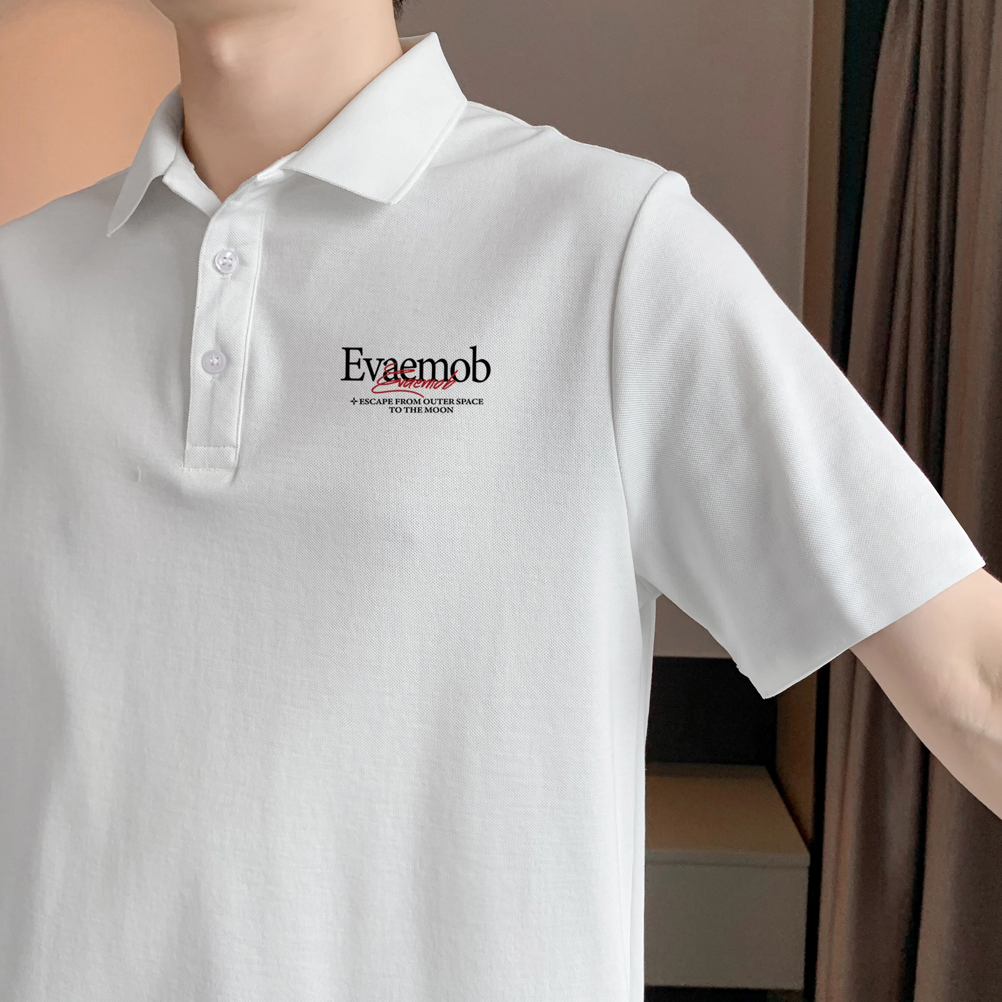 *EVAE+MOB logoCleanFit230Polo