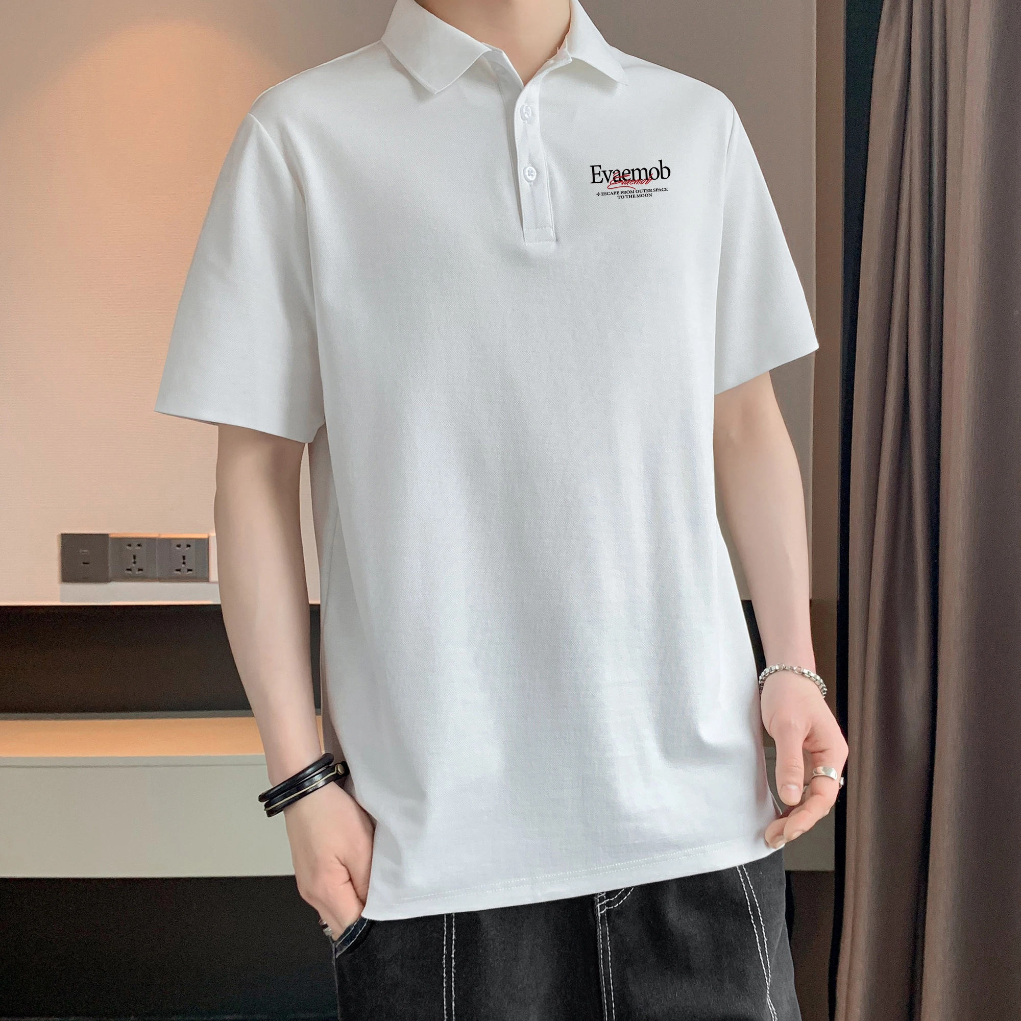 *EVAE+MOB logoCleanFit230Polo