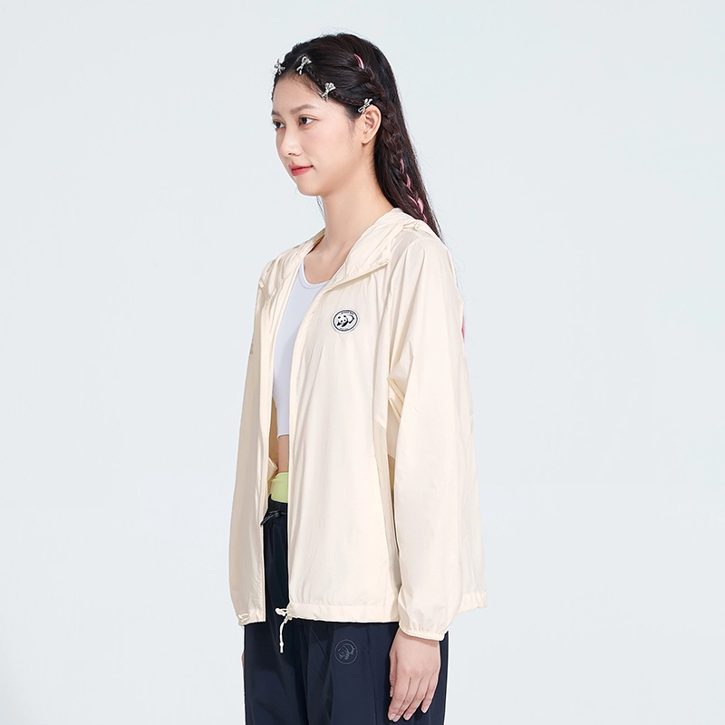 熊猫 硬糖系列 户外骑行遮热凉感梭织防晒服 女款
