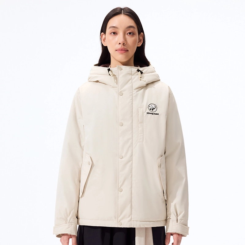 熊猫 自在玩系列 徒步登山柔软基础百搭时尚飞翼者派克羽绒服 男女同款