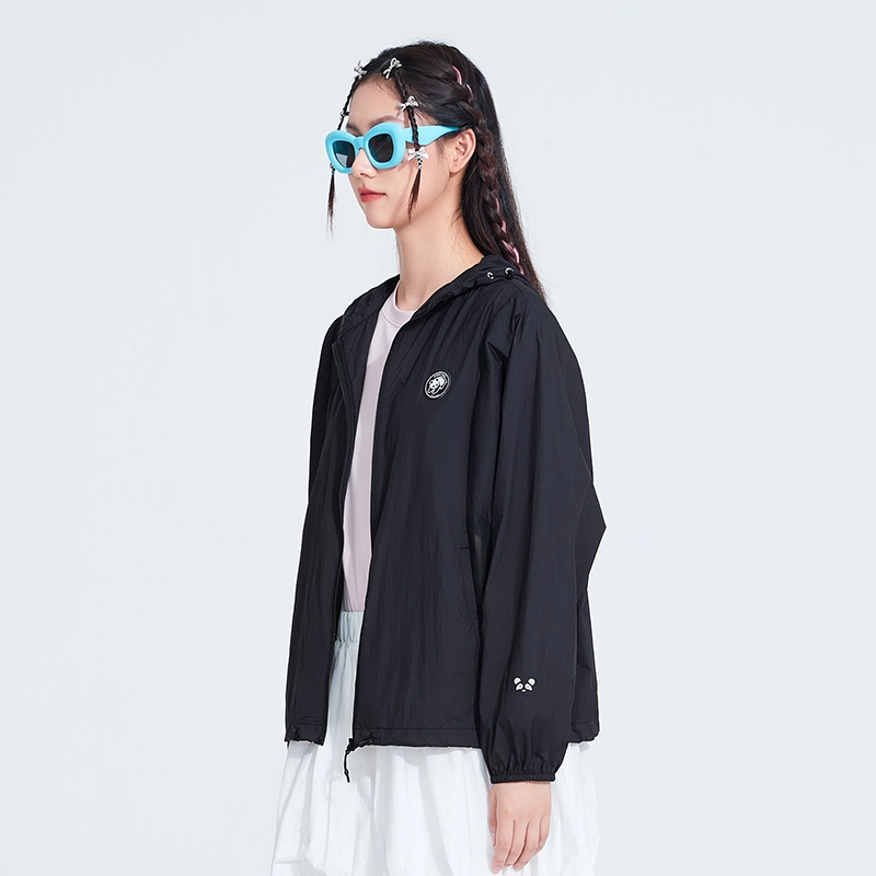 熊猫 硬糖系列 户外骑行遮热凉感梭织防晒服 女款