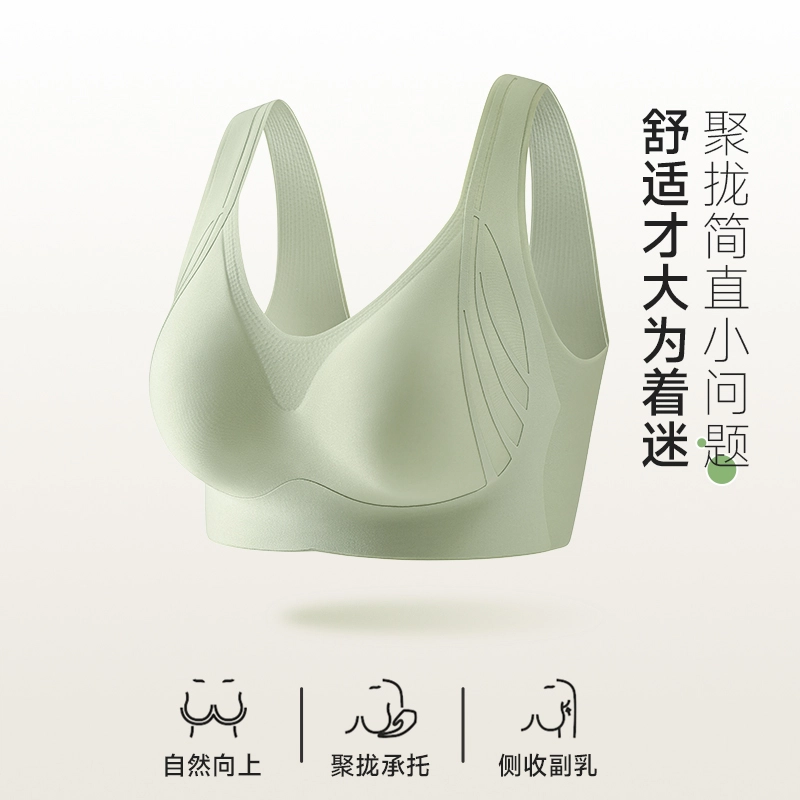 二三二三 小胸聚拢显大防走光软支撑无钢圈收副乳防下垂提拉无痕文胸 女款