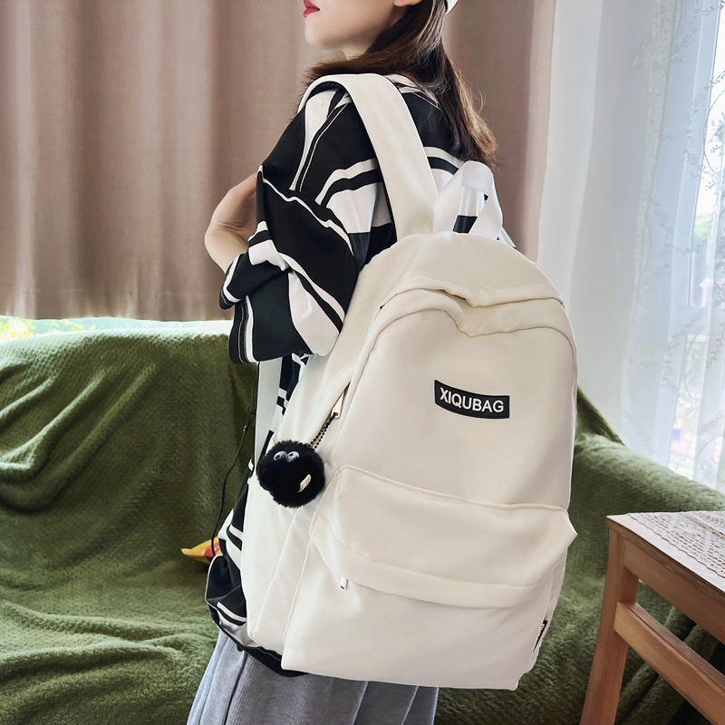 轩玺 潮流百搭 牛津布 学生书包背包双肩包旅行包 大号 女款 多色