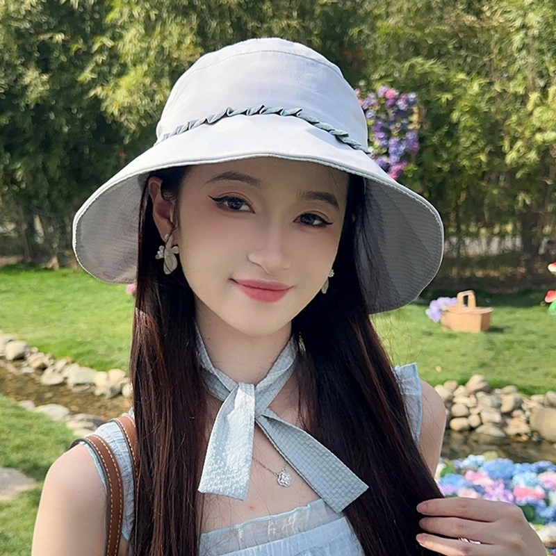 朵澜 遮阳舒适透气时尚潮流简约百搭质感显脸小透气 聚酯纤维 防晒帽 女款