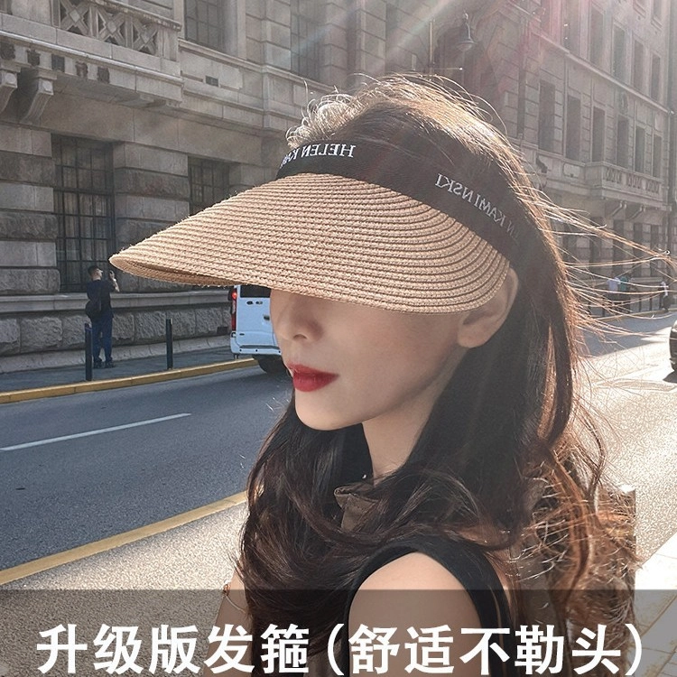 朵澜 防紫外线遮阳骑行 棉麻 防晒帽 女款