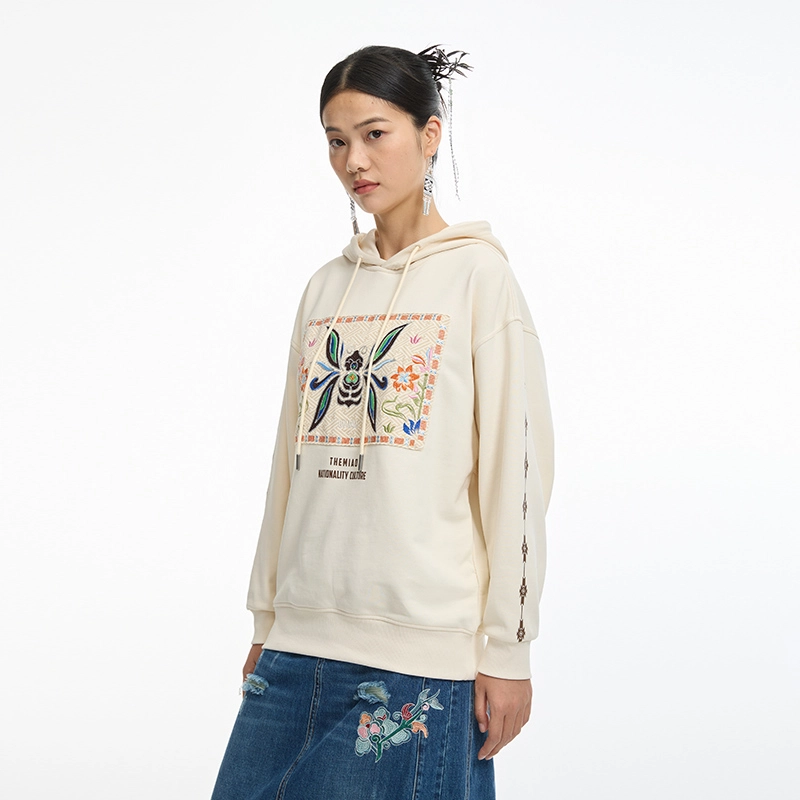 鬼洗 纯色连帽宽松卫衣 通用