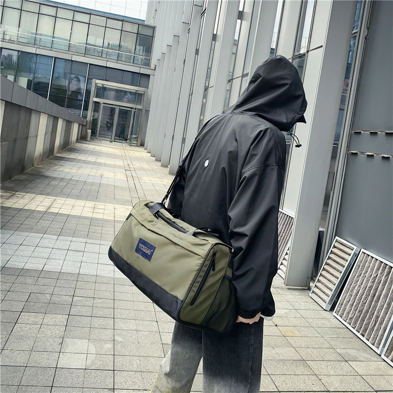 德力熊  轻便大容量干湿分离旅行包 尼龙 手提包 大号 男女同款情侣款 多色