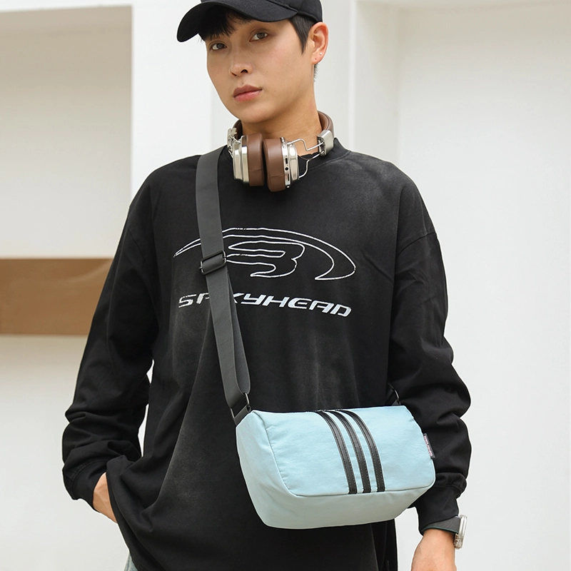 德力熊 时尚百搭潮流 尼龙 单肩包 男女同款情侣款 多色