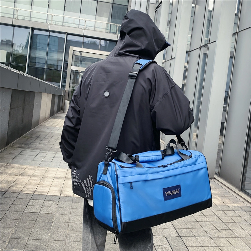德力熊  轻便大容量干湿分离旅行包 尼龙 手提包 大号 男女同款情侣款 多色