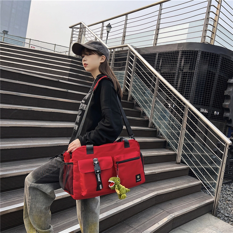 德力熊 出差短途旅行包行李轻便大容量 尼龙 手提包 男女同款情侣款 多色