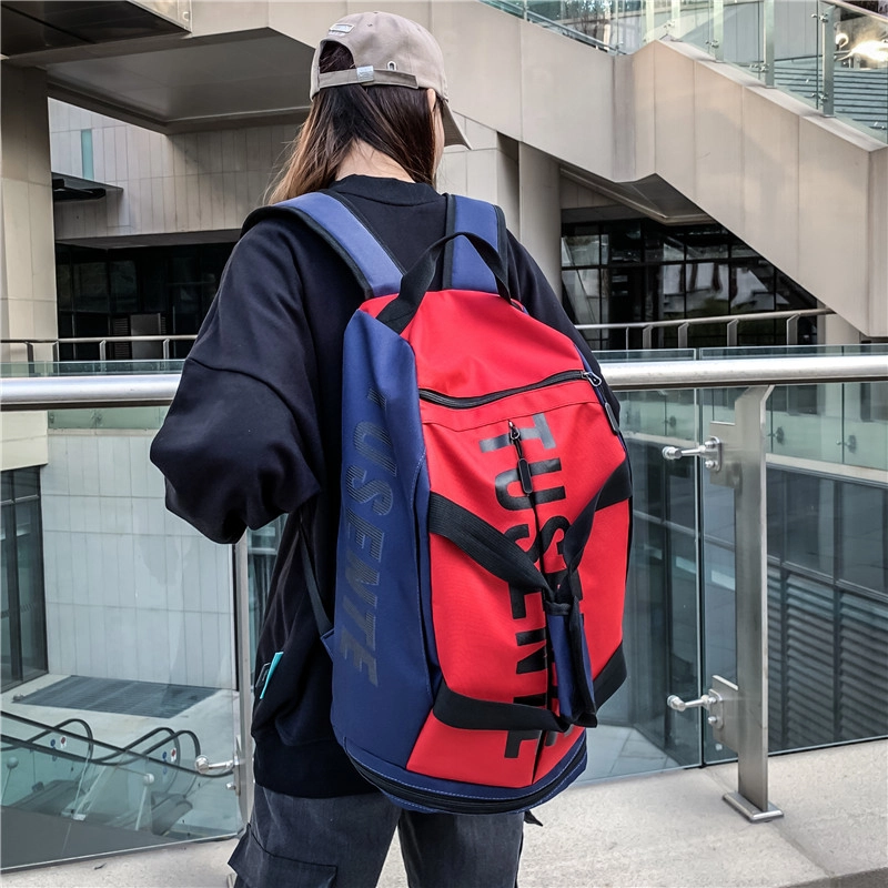 德力熊 旅行运动休闲 牛津布 书包背包双肩包 常规 男女同款情侣款 黑色/黄色/绿色/红色