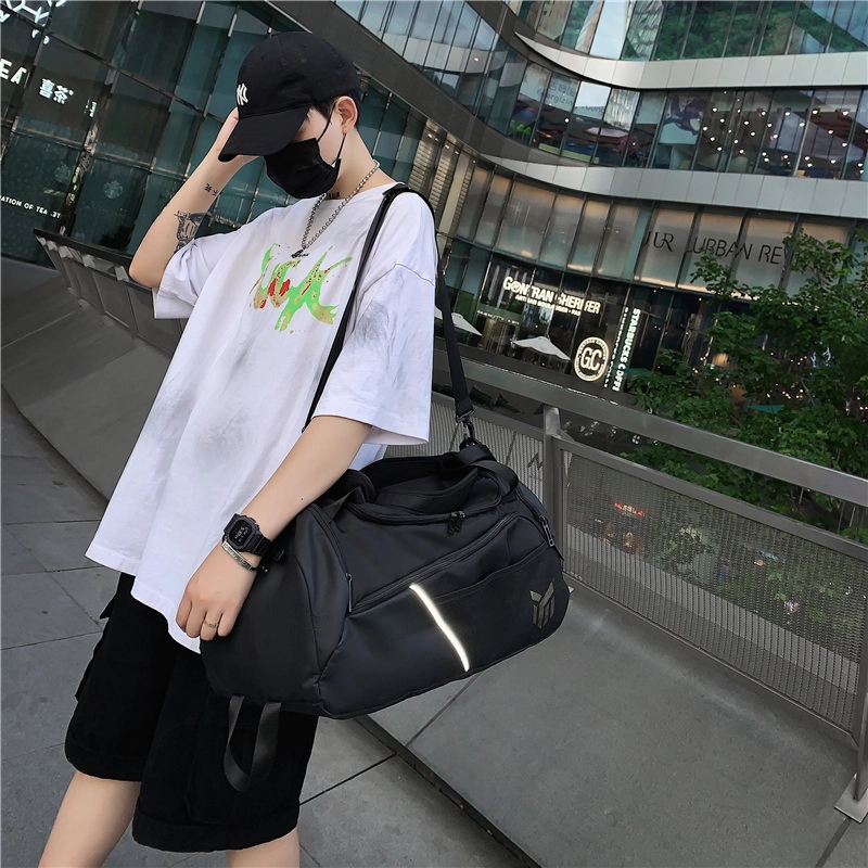 德力熊 简约潮流 尼龙 单肩包 常规 男女同款情侣款 黑色红色绿色卡其色黄色粉色
