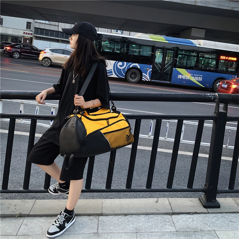 德力熊 简约潮流 尼龙 单肩包 常规 男女同款情侣款 黑色红色绿色卡其色黄色粉色