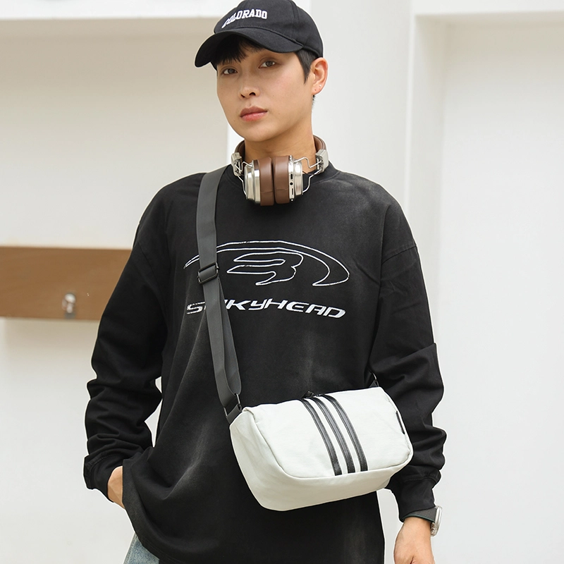 德力熊 时尚百搭潮流 尼龙 单肩包 男女同款情侣款 多色