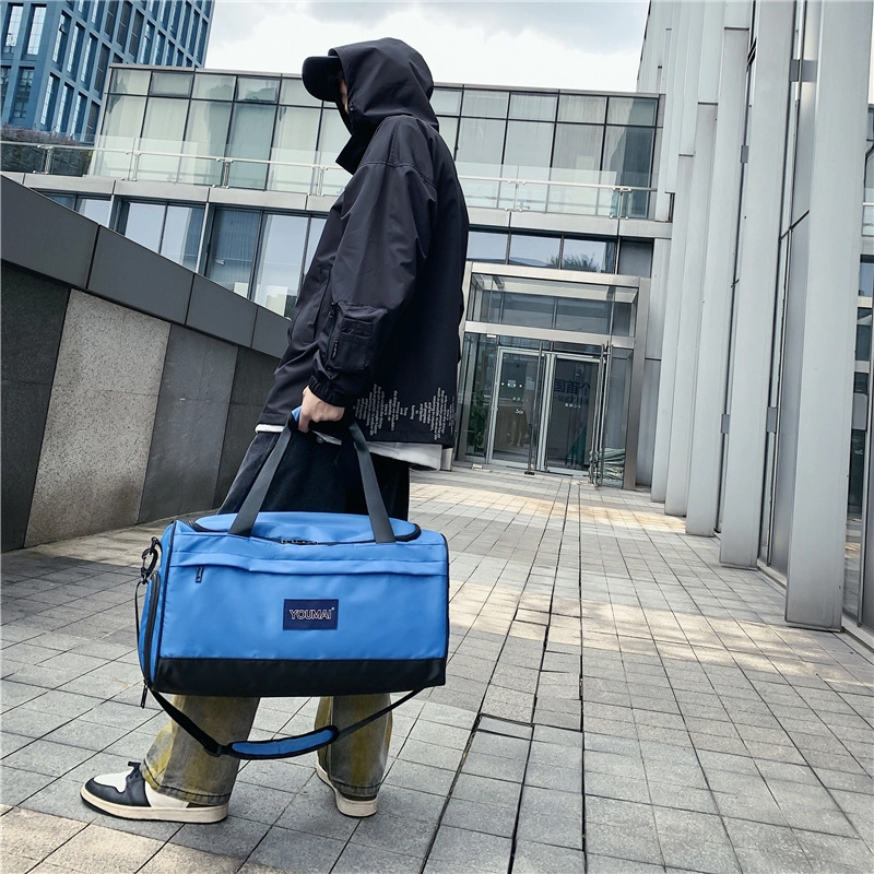 德力熊  轻便大容量干湿分离旅行包 尼龙 手提包 大号 男女同款情侣款 多色