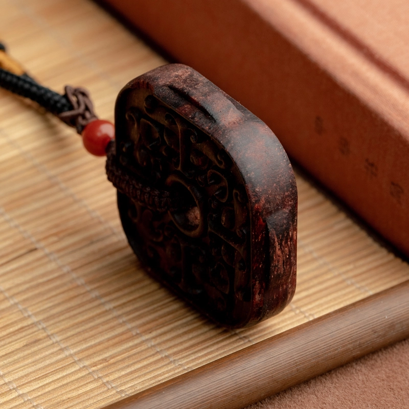 仙源 财从四方来牌  招财转运手工雕刻新中式文玩把玩高级感文玩 #好运 盒物 降真香 项链 男女同款情侣款