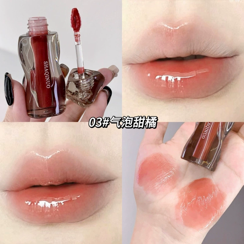 莎琪诺 琉璃晶透唇釉 水光 易上色持久