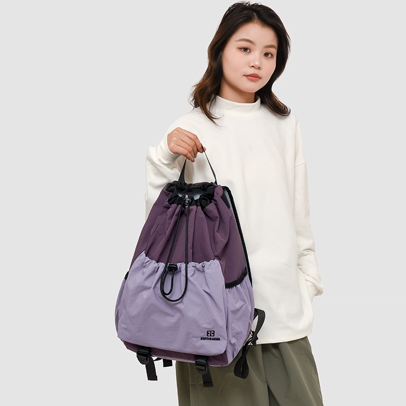 泰克森 大容量时尚潮流 牛津布 双肩包 男女同款情侣款 紫色/绿色/蓝色/咖色